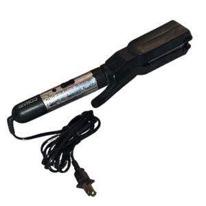 CONAIR Crimper AND STRAIGHTENER 2-in-1 black and silver y2K Vintage